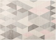 TA Koberec C946B SIVÁ/RUŽOVÁ AZÚROVÁ Rozmer: 80x150 cm
