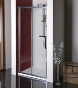 Polysan Polysan, LUCIS LINE sprchové dvere 1100mm, číre sklo, DL1115