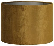 Zlaté zamatovej tienidlo na lampu Gemstone - Ø 40 * 30cm / E27