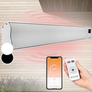 Cosmic Beam Smart 24, infračervený ohrievač, 2400 W, ovládanie cez aplikáciu, biely
