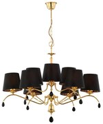 Jupiter 1797 - EG9 - Luster na reťazi EDIGA 9xE27/60W/230V