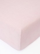 Froté plachta do postieľky 70 × 140 cm - staroružová