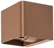 Rabalux 77169 vonkajšie nástenné LED svietidlo Hallstatt, 10 W, hnedá