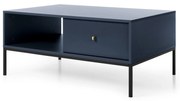 PROXIMA.store - Dizajnový konferenčný stolík - PIERA FARBA: modrá, FARBA NÔH: čierna