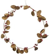 House Doctor Dekoratívny veniec Auric Golden 20 cm