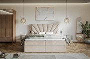PROXIMA.store - Kontinentálna boxspring posteľ DONNA ROZMER: 120 x 200 cm, TYP MATRACA: TAŠTIČKOVÉ PRUŽINY, VRCHNÝ MATRAC (TOPPER): BEZ TOPPERU