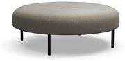 Taburet na nožičkách VARIETY, Ø 1200 mm, látka Pod CS, šedohnedá
