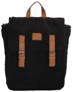 Beagles Čierny huňatý vintage batoh „Bear“ 12L