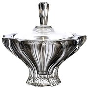 KRIŠTÁĽOVÁ MISKA BOHEMIA PLANTICA GREY 150MM SIVÁ