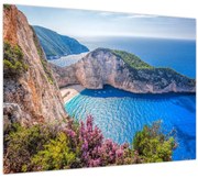 Obraz - Pláž Navagio, Grécko (70x50 cm)