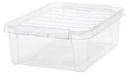SmartStore Úložný box s bielymi klipmi Classic, 21 l, 21 l