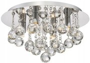 Toolight - Krištáľová stropná lampa Glamour 3xG9 APP403-C, chrómová, OSW-00550