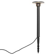 Moderný bodový reflektor s hrotom čierny vrátane LED IP54 - Skyf