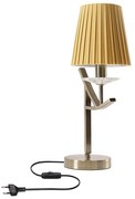 Stolná lampa VITORIA 1xE14/40W/230V žltá/mosadz