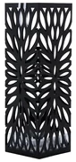 SongmicsHome Kovový stojan na dáždniky FLORE, 15,5x15,5x49cm, čierna