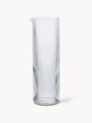 Ručne fúkaná karafa's reliéfnym vzorom Ripple, 1,1 l