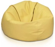 Sedací vak Sakwa L z ekokože – pohodlný, ľahko čistiteľný, elegantný vak pre deti aj dospelých Farba: E03 - Žltá