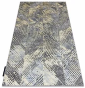 Koberec DE LUXE 2087 Jodelka Chevron vintage - zlatý / sivý