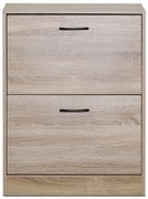 Botník s priehradkami G1014 OAK, dub, 2 poschodia