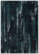 Koberec Softness near black/peacock blue 120x170cm