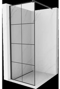 Mexen Kioto sprchová stena 70 x 200 cm, transparentnéné/čierny vzor 8 mm, čierna - 800-070-101-70-77