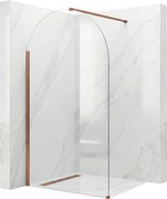Rea Heaven, sprchová zástena Walk-in, 120 cm, medená matná, REA-K6689