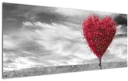 Obraz - Srdce korunou stromu (120x50 cm)