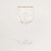 Pohár na stopke PEDRA s bodkami 763304 520 ml