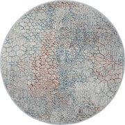 My Flair, Kusový koberec My Roots CA60086 Hellgrau kruh, 120x120 (priemer) kruh, šedá, chodba / predsieň