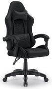 Herné kreslo HC-1000 Black látkové