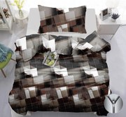 Bavlnené obliečky VAREON hnedosivej Rozmer obliečky: 70 x 90 cm | 140 x 200 cm