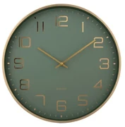 Karlsson 5973GR dizajnové nástenné hodinysvetlozelené, priemer 40 cm