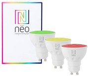 Immax NEO 07777C - SADA 3x LED RGB+CCT Stmievateľná žiarovka GU10/4,8W/230V Tuya