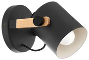 Eglo 43046 - Nástenné svietidlo HORNWOOD 1xE27/28W/230V