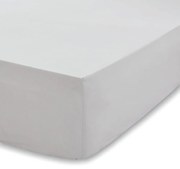 Sivá plachta z organickej bavlny Bianca Organic, 135 x 190 cm