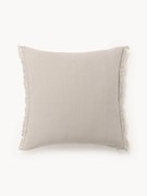 Ľanový poťah na vankúš so strapcami Luana