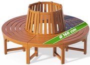 InternetovaZahrada Lavička okolo stromu Ø160 cm - eukalyptus