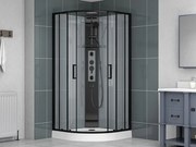Sprchový box štvrťkruh 90x90 cm SAT Project SATPROBOXS90CT