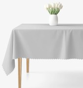 Goldea hranatý teflónový obrus - sivý 120 x 160 cm