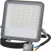 BERGE LED reflektor ODYN s pohybovým senzorom 100W - 9000lm - 4000K - IP66