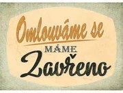 Ceduľa Omlouváme Se Máme Zavřeno