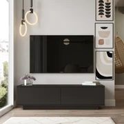 TV stolík/skrinka Fancy (Čierna). Akcia -16%. Vlastná spoľahlivá doprava až k Vám domov. 1072592