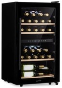 Klarstein Barossa 34 Duo, vinotéka, 2 zóny, 34 fliaš, sklenené dvierka, dotykové ovládanie, čierna
