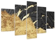 Obraz - Zlatá štruktúra N⁰1 (150x105 cm)