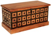 furniture-nabytek.cz - Rustikalna truhla 90x45x45 z masívu palisander