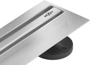 Mexen Flat 360° Slim otočný lineárny odtok 50 cm, inox - 1041050