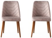 Súprava jedálenských stoličiek Dallas Pink, 2 ks, 2 ks