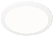 Zapustené stropné svietidlo biele 30 cm vrátane LED 3-stupňový stmievač IP44 - Steve