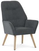 Autronic BONTEC Kreslo, modrá látka, AK-312 BLUE2 Farba: Šedá