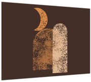 Obraz - Oranžové oblúky N⁰2 (70x50 cm)